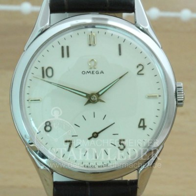 Zur Referenz: 'Omega Handaufzug Stahl Cal.265 1950 '