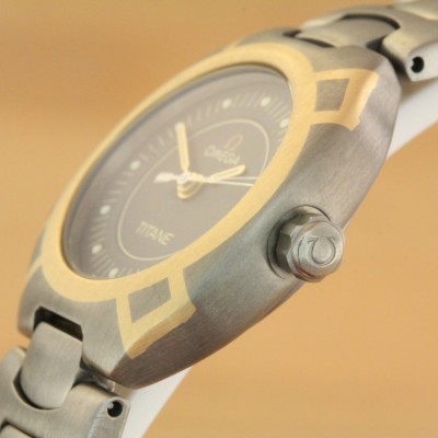 Zur Referenz: 'Omega Seamaster Polaris Titan Gold 18kt 120 Meter wasserdicht 1993 '