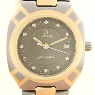 Zur Referenz: 'Omega Seamaster Polaris Lady Titan/Gold/Brillianten 18kt wasserdicht 1982 '