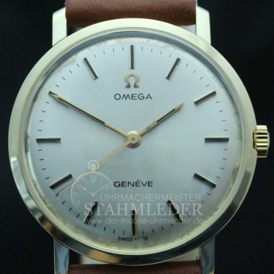 Zur Referenz: 'Omega Gelbgold Geneve Handaufzug 1962 Cal.600'