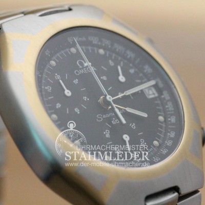 Zur Referenz: 'Omega Seamaster Stahl/Gold Chronograph'