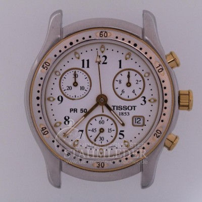 Zur Referenz: 'Tissot-PR50-Chronograph-Stahl-Gold-inkl-Grund-berholung-12-Monaten-Garantie'