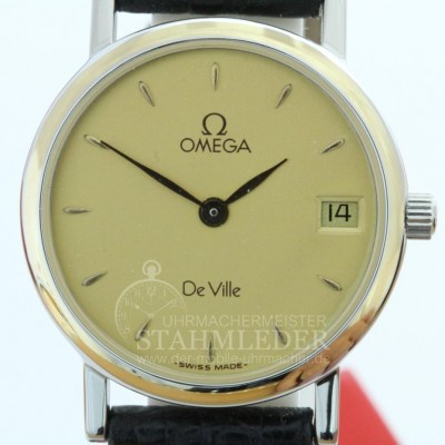 Zur Referenz: 'Omega Damenuhr DeVille Quarz 1991 Cal.1379'